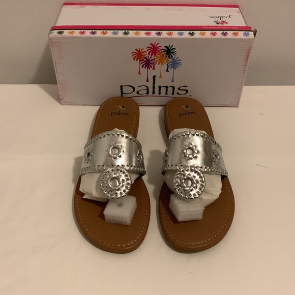 PALMS Shoes - PALMS SANDALS, FLAT, SIZE 8-1/2 M